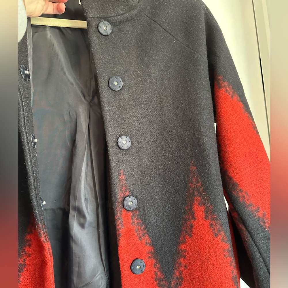 Anthropologie‎ Luii Women’s Small Black and Red Jacket - Picture 4 of 7